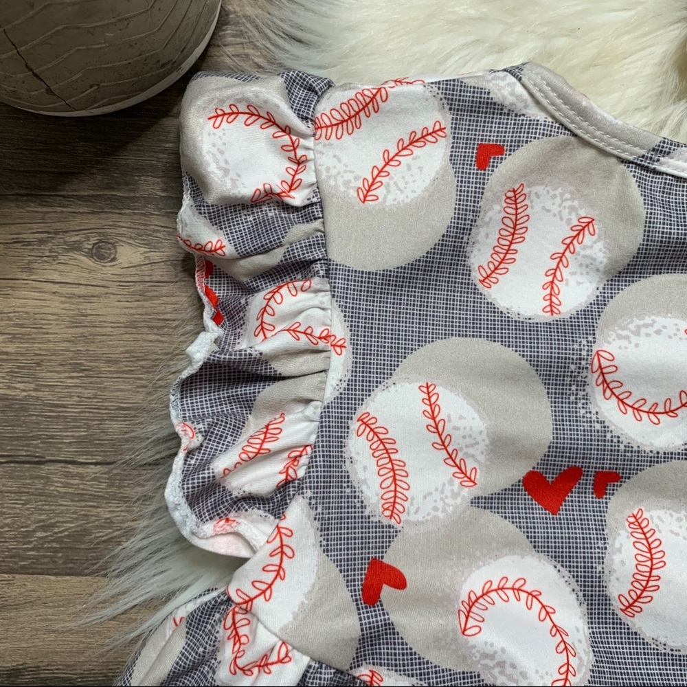 Baseball Tunic Ruffle - Picture 9 of 9